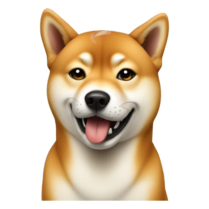 Smoking shiba inu  sticker