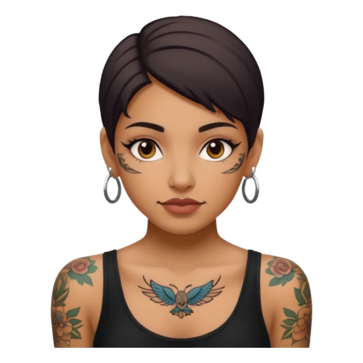 women with tatoos and hightlight that tatoos sticker