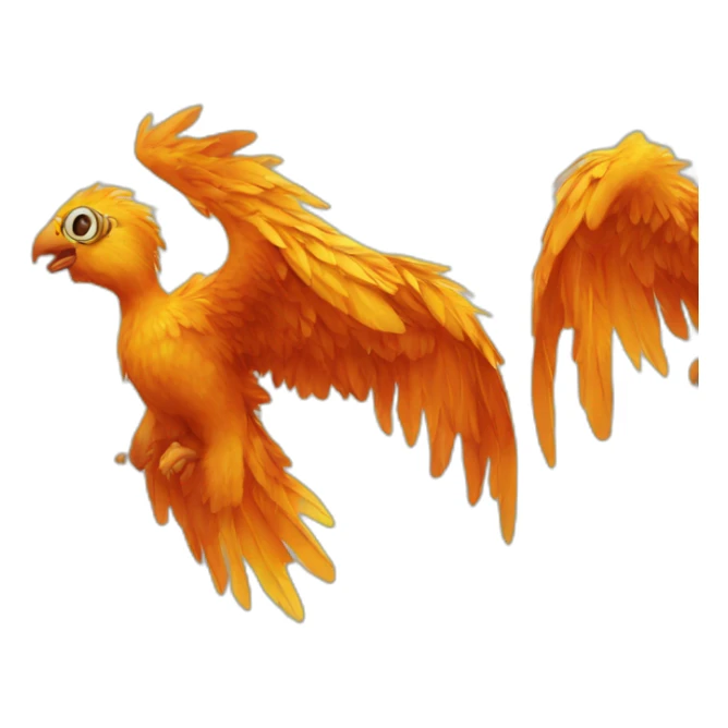 un phoenix avec des lunette de soleil sticker