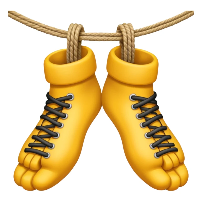 Feet tied together sticker