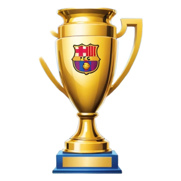 Barcelona as uno i alado el icono de la liga sticker