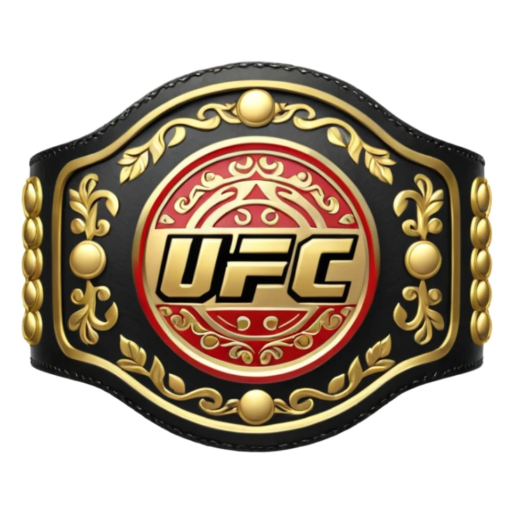UFC championship emoji sticker