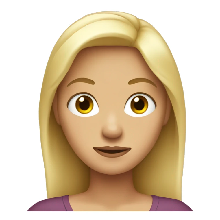 Blonde woman mad with her arms crossed  sticker