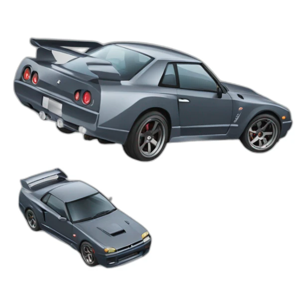 Nissan GT-R Skyline fast and fait sticker
