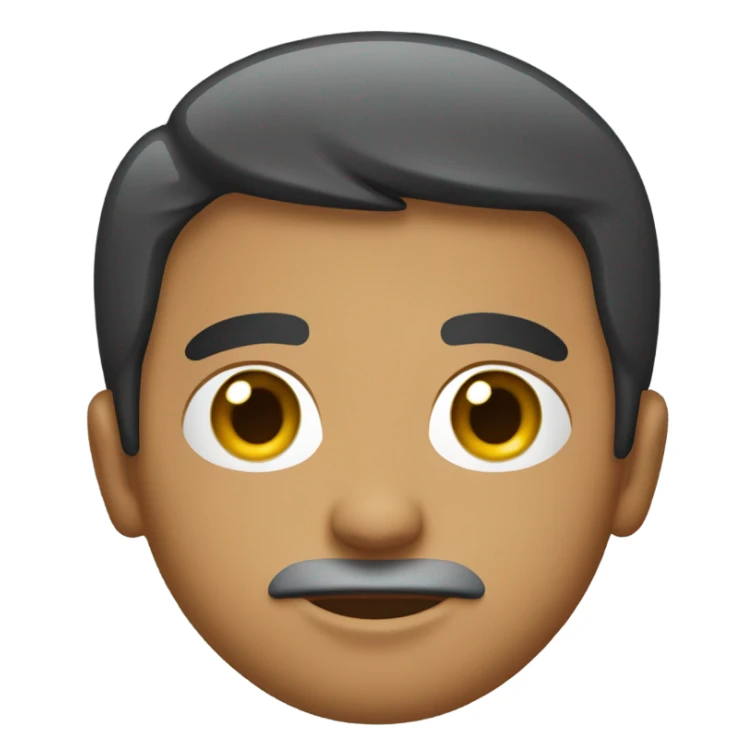 short hair Hispanic man sticker