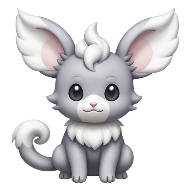 Minccino-Espurr-Cinccino-creature-hybrid sticker