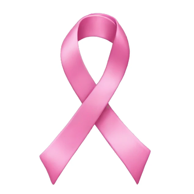 Pink ribbon sticker