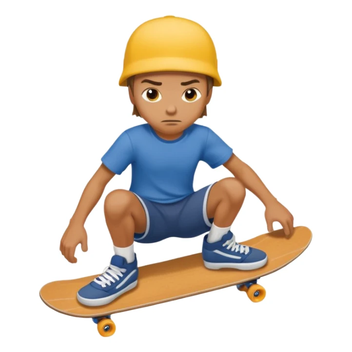 Skateboarder profileshot sticker