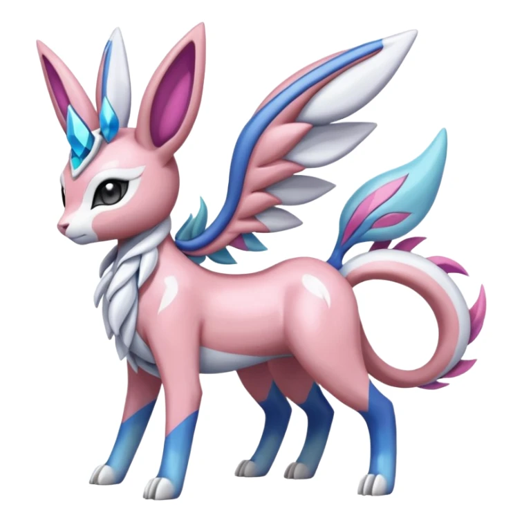 Meloetta-Sylveon-Dialga-Suicune-Palkia-fusion sticker