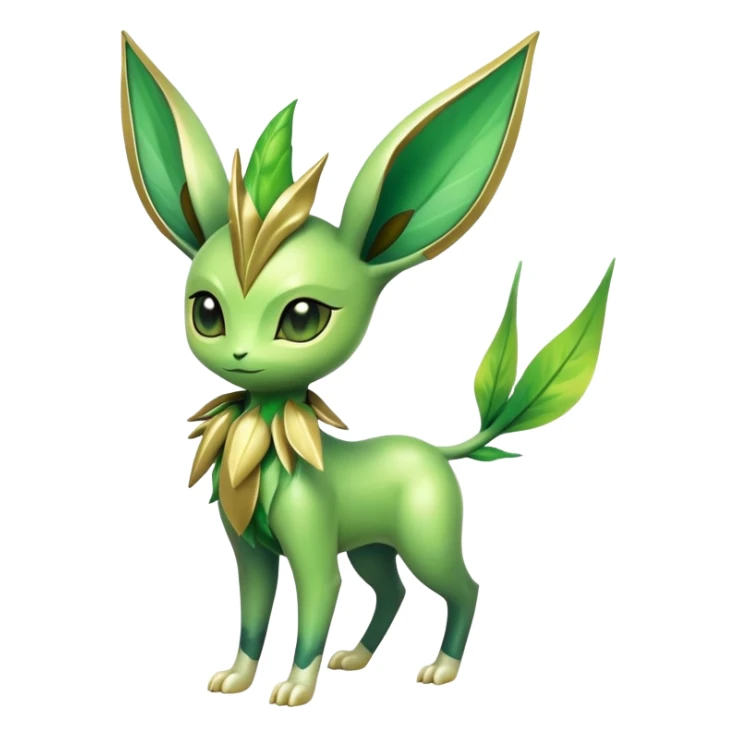 Shiny Exotic Bayleaf-Celebi-Leafeon-Hybrid-Creature sticker