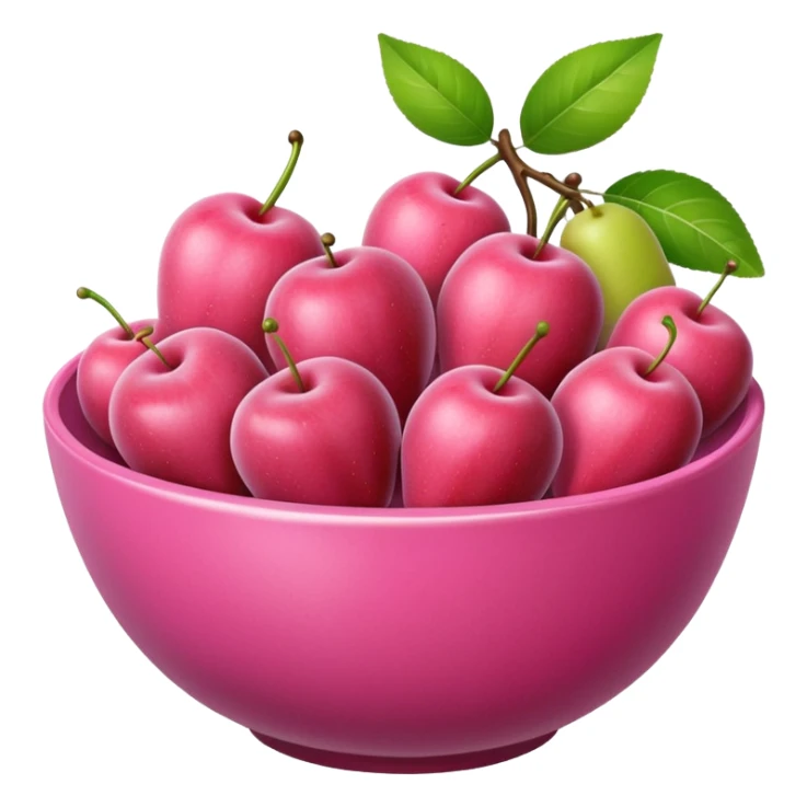 pinks fruits bowl sticker