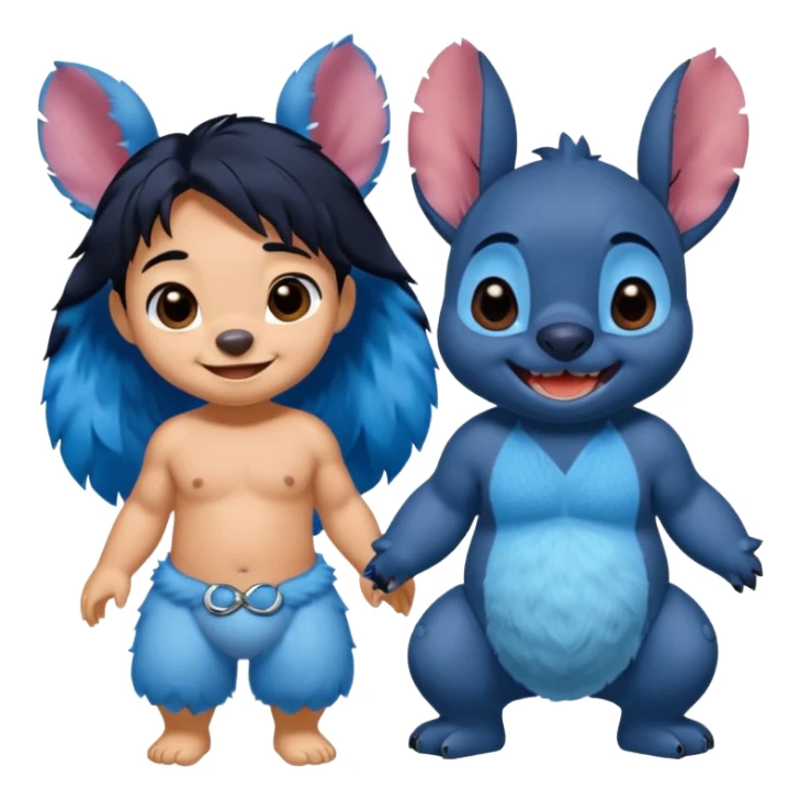 Lilo and stitch make stitch cute cuter make it look relaistic sticker