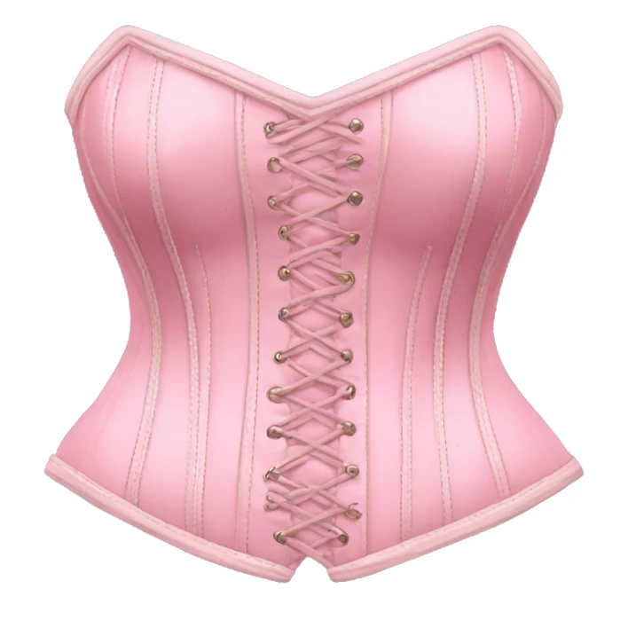 Vintage pink pastel corset sticker