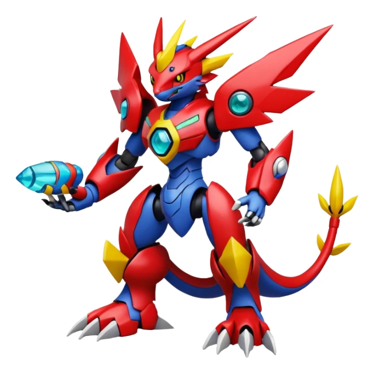  Pokémon-Fakémon-Digimon-fusion (full body) sticker