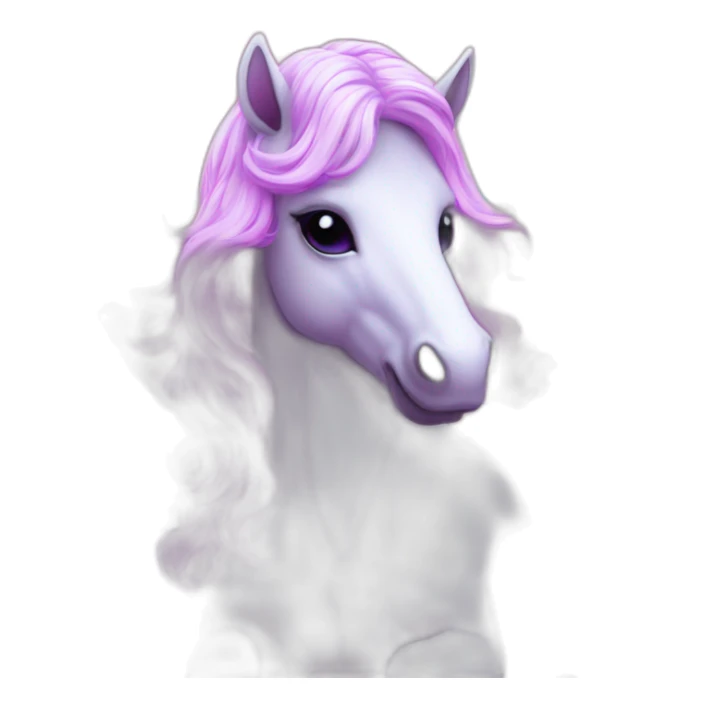 angel unicorn neon sticker