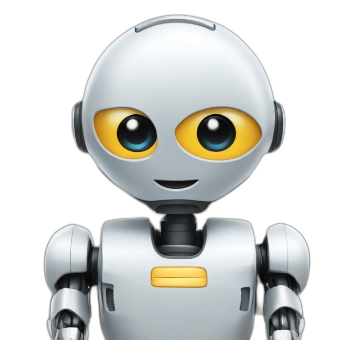 graduate robot sticker