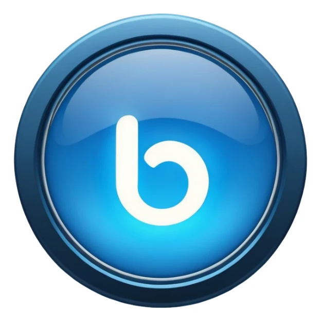 The round blue sign on the night building  sticker