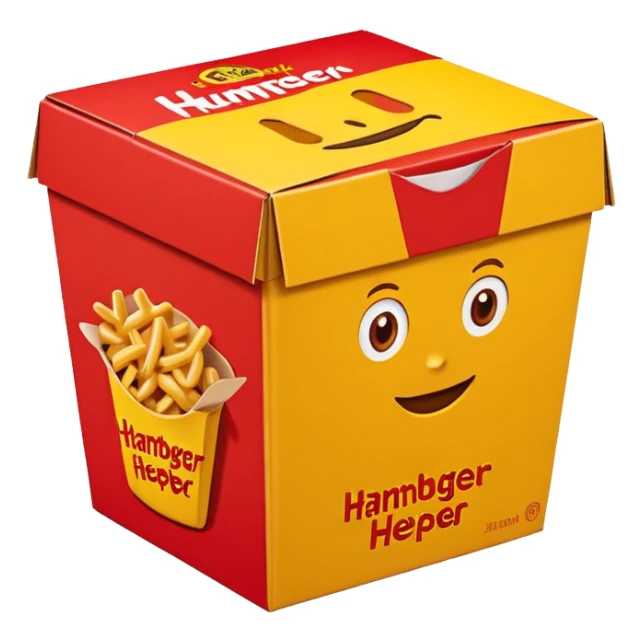 hamburger helper boxs sticker