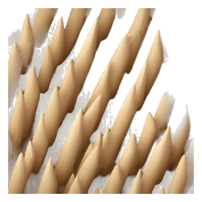 wooden spikes arising from the ground sticker