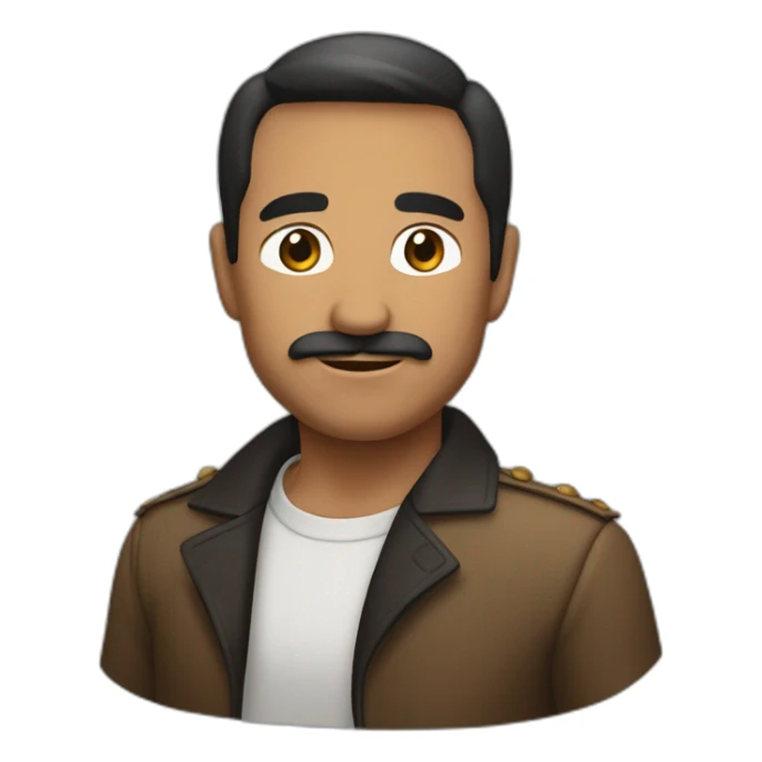 Mastín español marrón y negro sticker