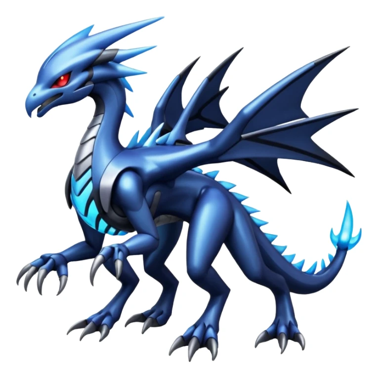 Darkrai-Dialga-Fakémon-hybrid-creature (full body)  sticker
