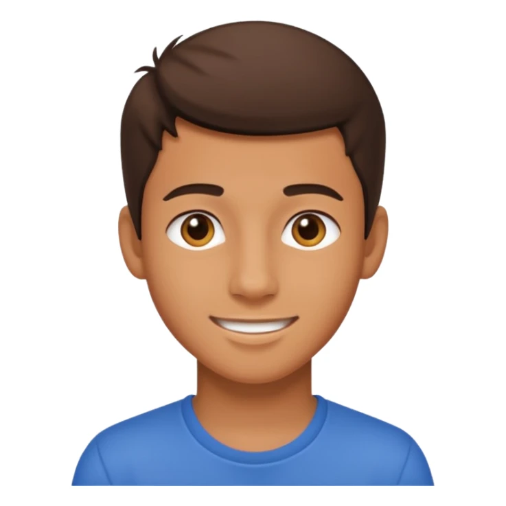 a 24 year old boy a little smile sticker