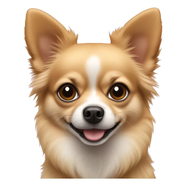 Pomeranian chihuahua mix  sticker