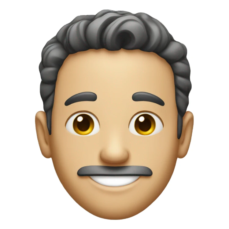 Smile men in love smiling sticker