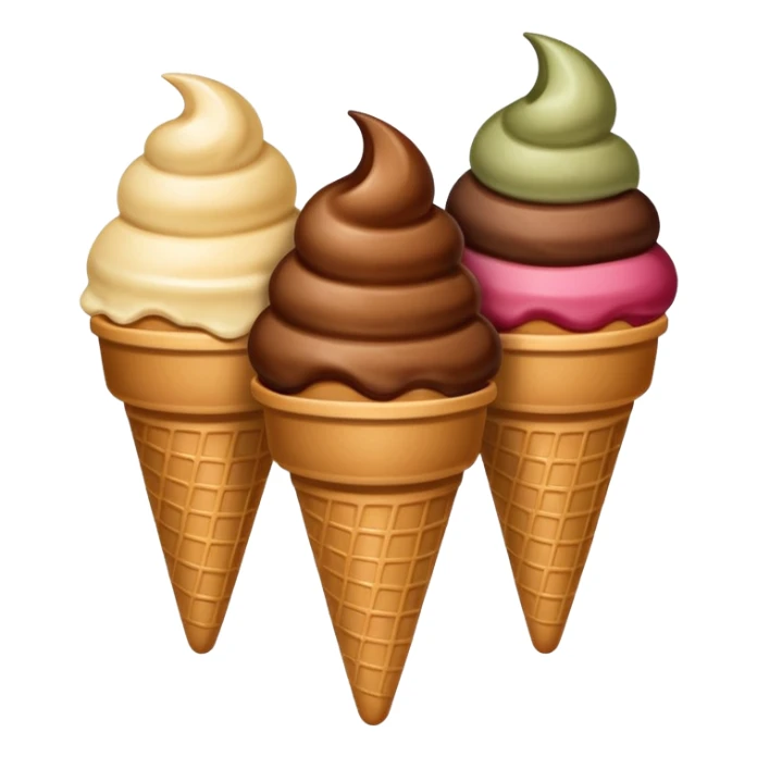 bolitas de helado de cafe  sticker