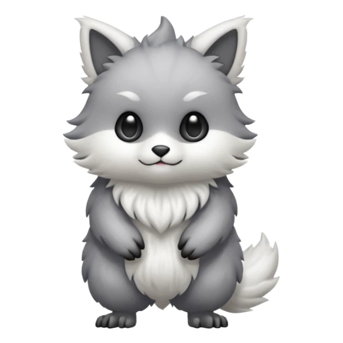 Purugly-Fakémon-hybrid-creature (full body)  sticker