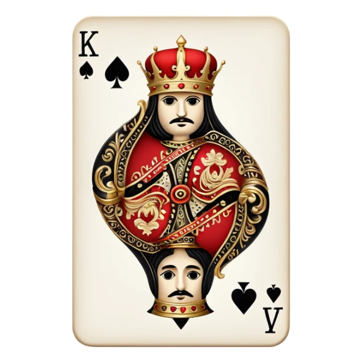 king of spades sticker