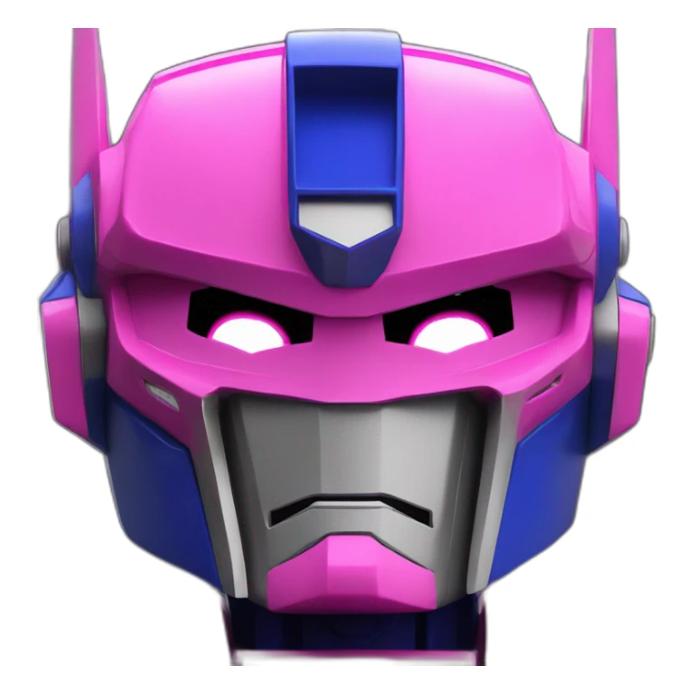 Optimus prime in pink sticker