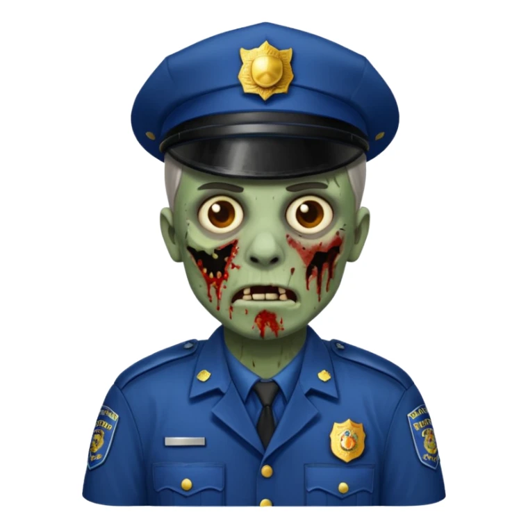 kadon zenvşpolice zombi  sticker