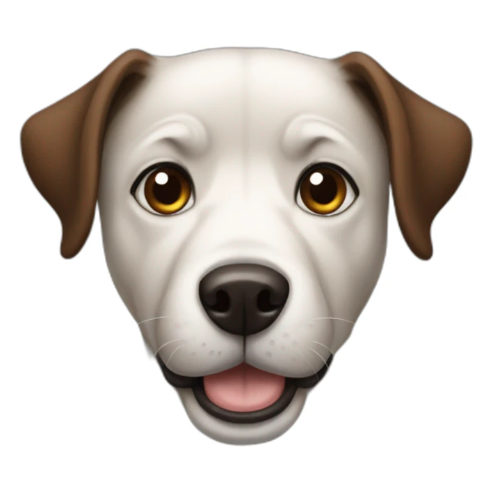 Dog with black and Brown hair sticker
