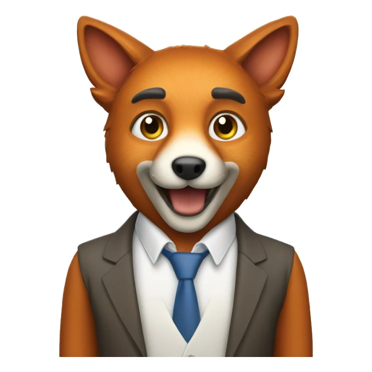 
Fuchs with a lot of experience in financial topics  sticker