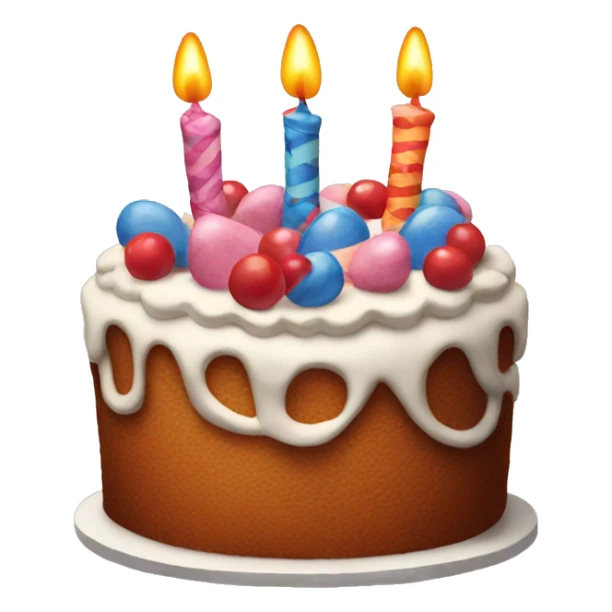 birthday cake 10 years sticker