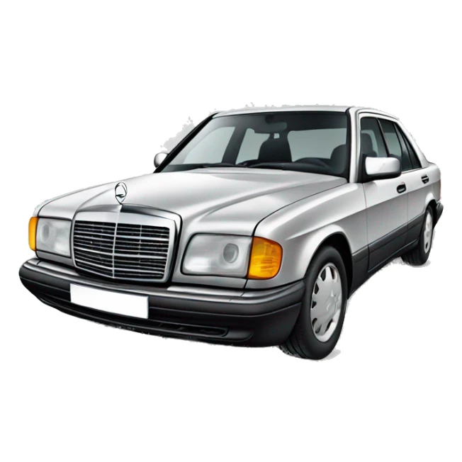  car mercedes w124 sticker