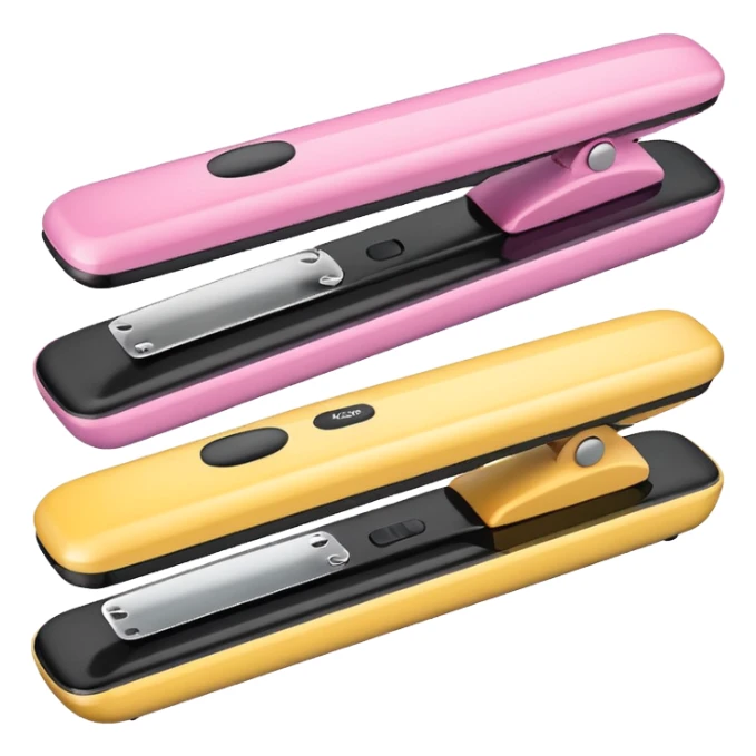 Cute Hair straightner, different design, varous color sticker