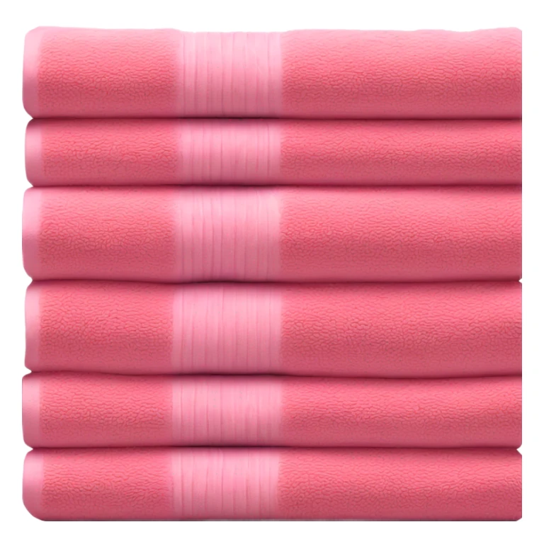 pink variety stack of towels sticker