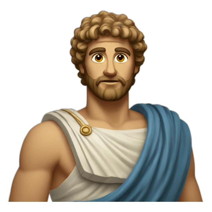 Ancient David Greek sticker