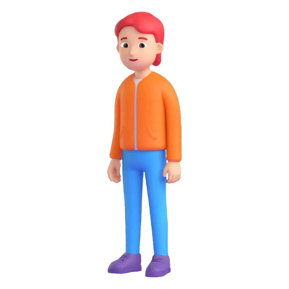 A person keeping a pet sticker