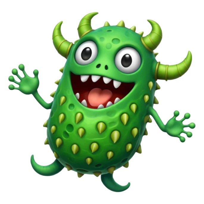 A floating monster that sings by pushing air through hollow chambers in its body like a living wind instrument. Its tone shifts as it drifts higher or lower. sticker