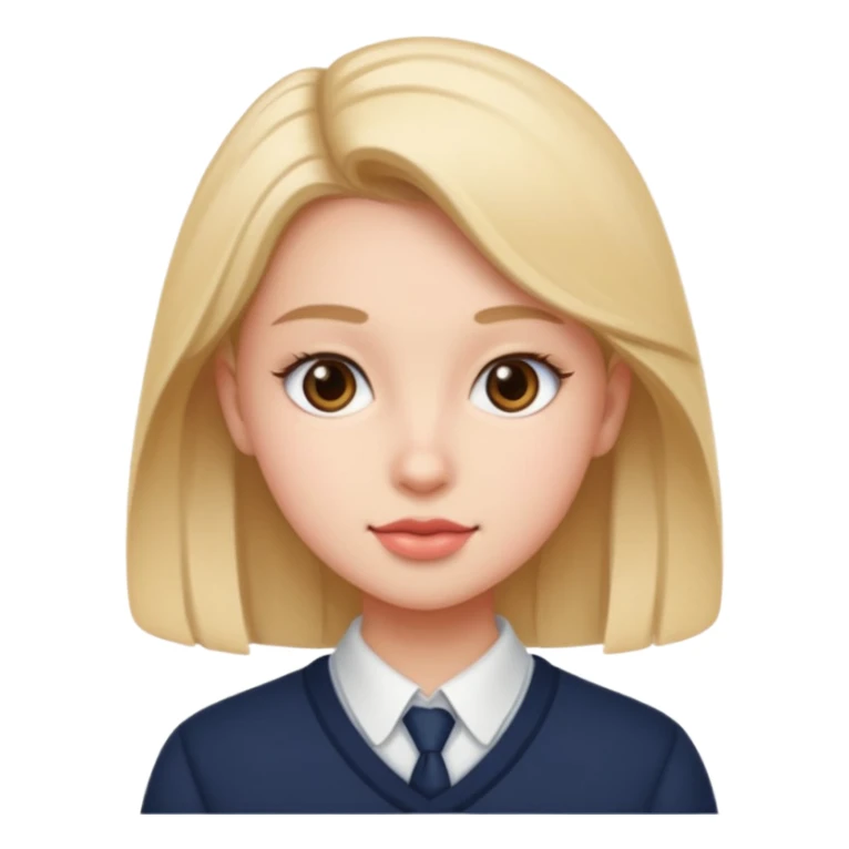 Person who is preppy and a baddie but cute sticker