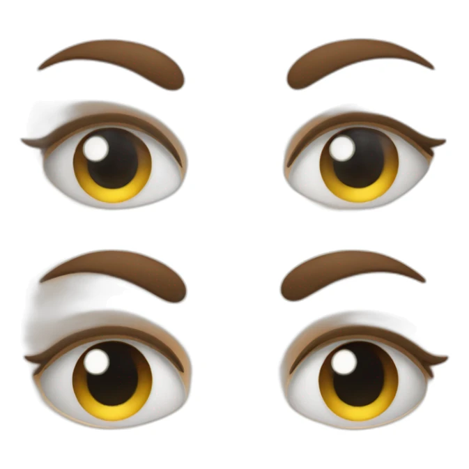 Emoji yeux en cœur sticker