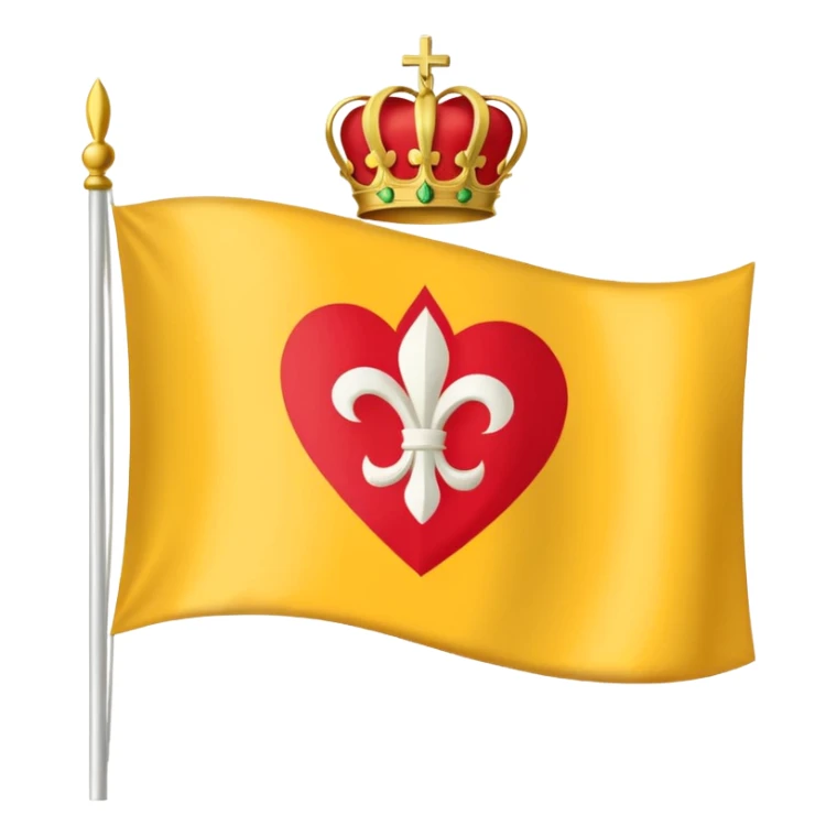 Le vraie drapeau de la Vendée en france sticker