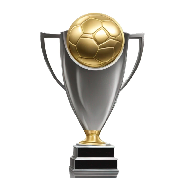 Logo du Real Madrid sur le trophée de la ligue des champions  sticker