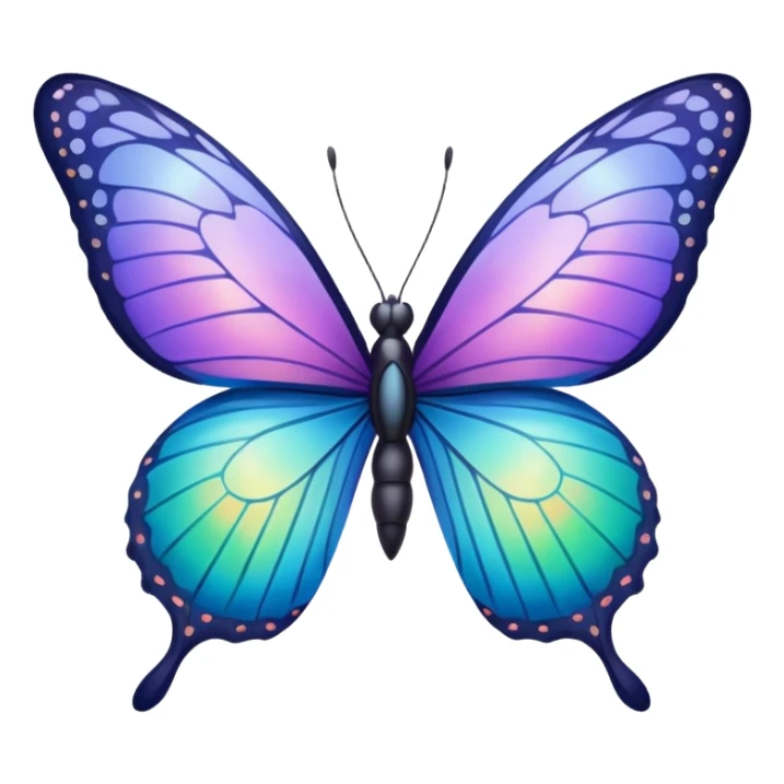 stylo butterfly sticker