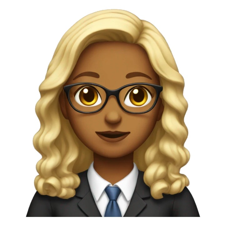 girl cat lawyer sticker
