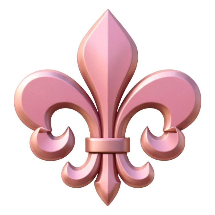 Fleur de lis made of SPAM sticker