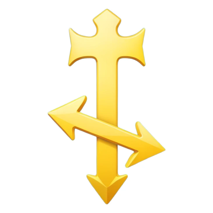 An upward-pointing arrow with "+1" or "LVL UP" text next to it, video game style. sticker